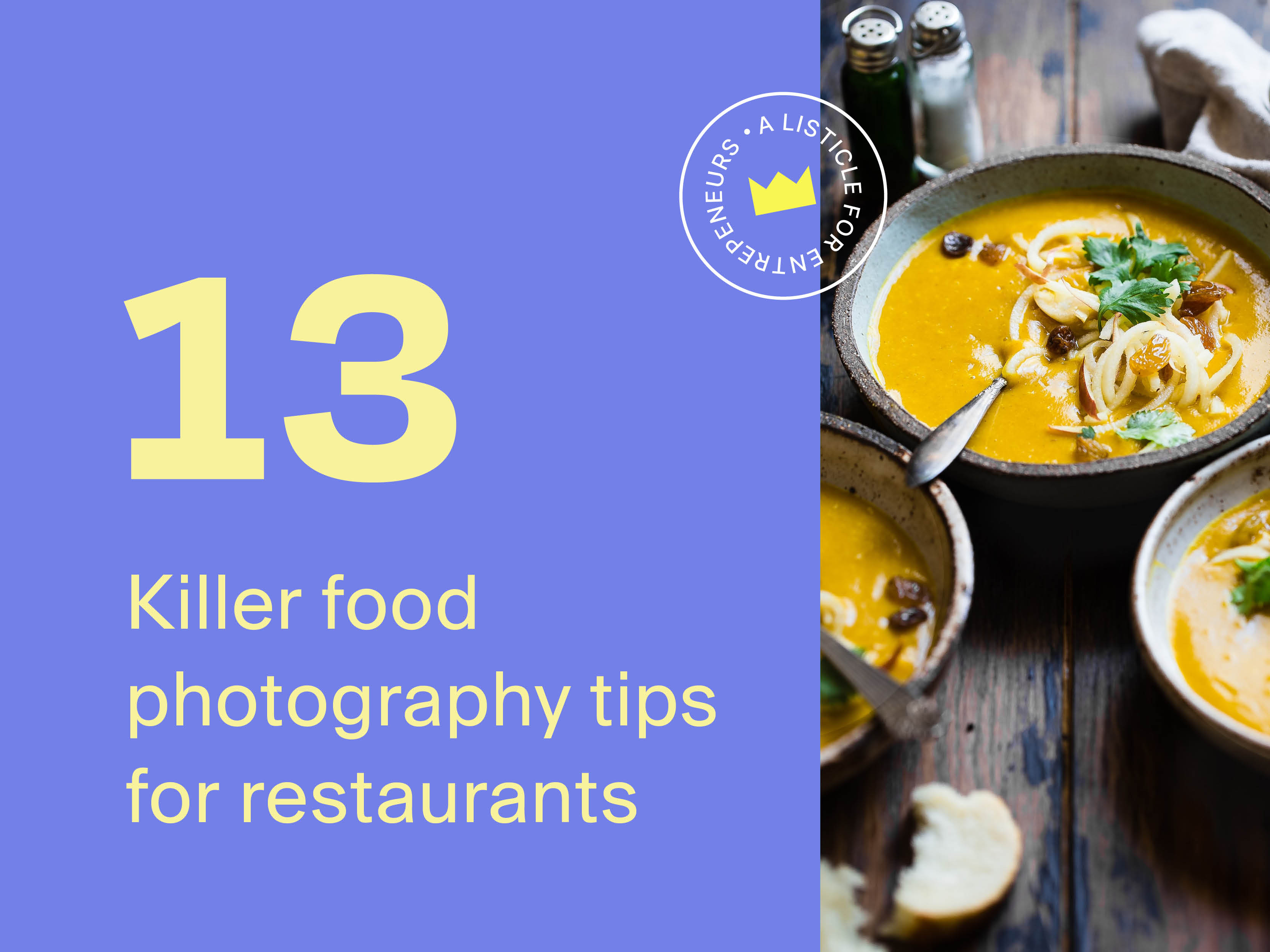 13 Killer Food Photography Tips for Restaurants